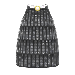 Animal Crossing Items Flapper Dress Black