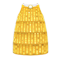 Animal Crossing Items Flapper Dress Gold