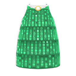 Animal Crossing Items Flapper Dress Green