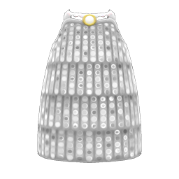 Animal Crossing Items Flapper Dress Silver