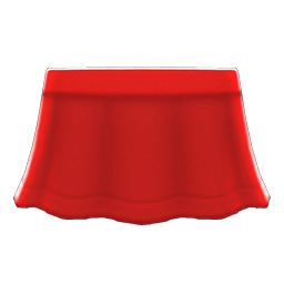 Animal Crossing Items Flare Skirt Red