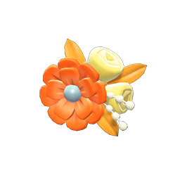 Animal Crossing Items Flashy Hairpin Orange