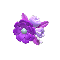 Animal Crossing Items Flashy Hairpin Purple