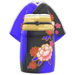 Animal Crossing Items Flashy Kimono Blue