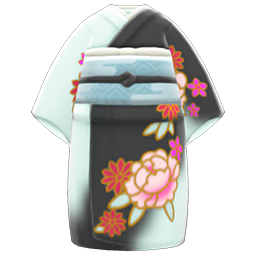 Animal Crossing Items Flashy Kimono White