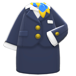 Animal Crossing Items Flight-crew Uniform Black