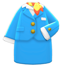 Animal Crossing Items Flight-crew Uniform Light blue