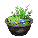 Animal Crossing Items Floating-biotope Planter Black