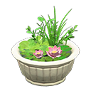 Animal Crossing Items Floating-biotope Planter White