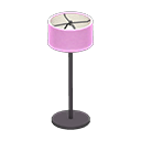 Animal Crossing Items Floor Lamp Black / Pink