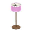 Animal Crossing Items Floor Lamp Brown / Pink