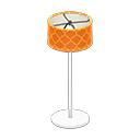 Animal Crossing Items Floor Lamp White / Orange design