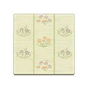 Animal Crossing Items Switch Floral Rush-mat Flooring