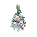 Floral Swag Blue