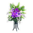 Animal Crossing Items Flower Stand Purple