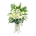 Animal Crossing Items Flower Stand White