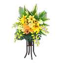 Animal Crossing Items Flower Stand Yellow