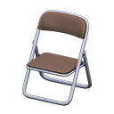 Animal Crossing Items Folding Chair Brown