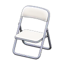 Animal Crossing Items Folding Chair White