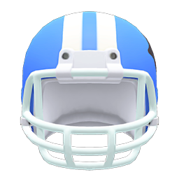 Animal Crossing Items Football Helmet Blue