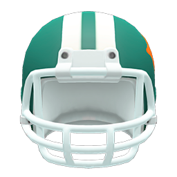 Animal Crossing Items Football Helmet Green