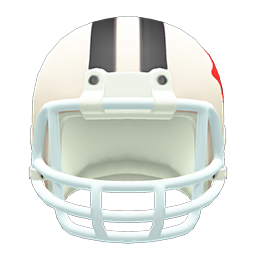 Animal Crossing Items Football Helmet White