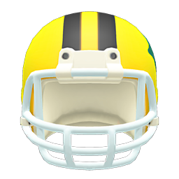 Football Helmet Yellow