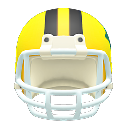 Animal Crossing Items Football Helmet Yellow