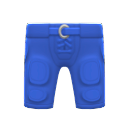 Animal Crossing Items Football Pants Blue