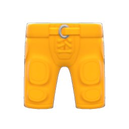 Animal Crossing Items Football Pants Yellow