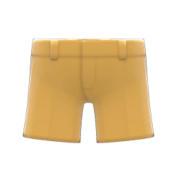 Animal Crossing Items Formal Shorts Beige