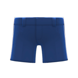 Animal Crossing Items Formal Shorts Navy blue