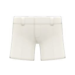 Animal Crossing Items Formal Shorts White