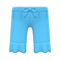 Animal Crossing Items Frilly Pants Blue