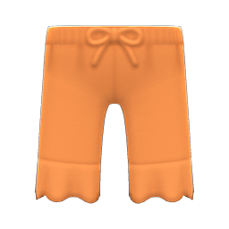 Animal Crossing Items Frilly Pants Orange