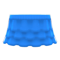 Animal Crossing Items Frilly Skirt Blue