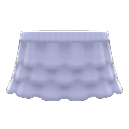 Animal Crossing Items Frilly Skirt Gray