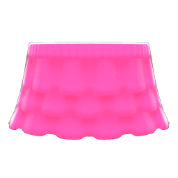 Animal Crossing Items Frilly Skirt Pink