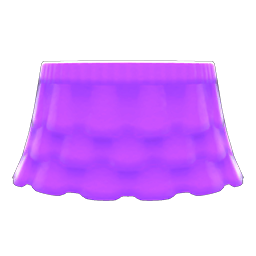 Animal Crossing Items Frilly Skirt Purple