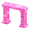 Animal Crossing Items Frozen Arch Ice pink