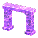 Animal Crossing Items Frozen Arch Ice purple