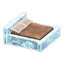 Animal Crossing Items Frozen Bed Ice / Brown