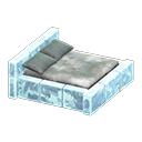 Animal Crossing Items Frozen Bed Ice / Gray