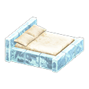 Animal Crossing Items Frozen Bed Ice / White