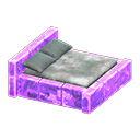 Animal Crossing Items Frozen Bed Ice purple / Gray