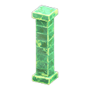 Animal Crossing Items Frozen Pillar Ice green