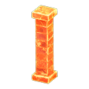 Animal Crossing Items Frozen Pillar Ice orange