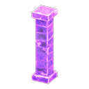 Animal Crossing Items Frozen Pillar Ice purple