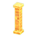 Animal Crossing Items Frozen Pillar Ice yellow