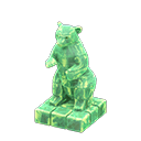 Animal Crossing Items Frozen Sculpture Ice green